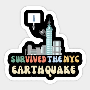 I SURVIVED THE NYC EARTHQUAKE (V2) Sticker